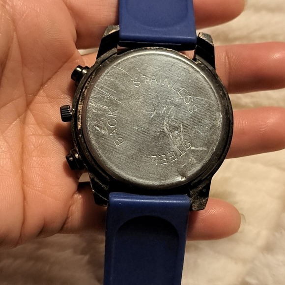 Men watch Preowned Quartz Stainless steel - Picture 4 of 5